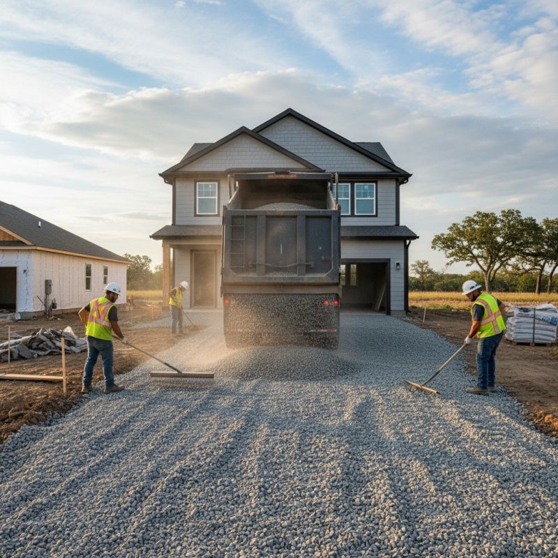 Rock Driveway Installation