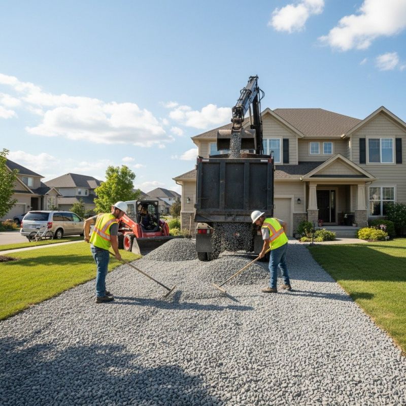 Rock Driveway Installation