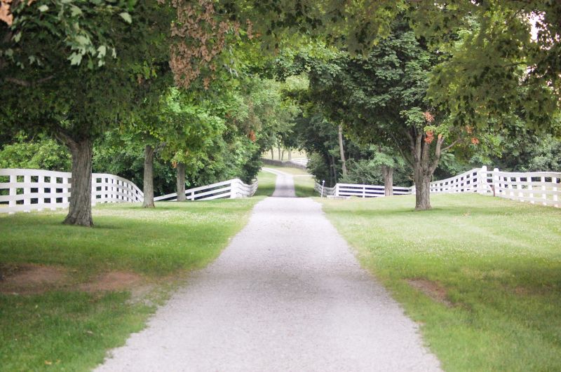 Completed Rock Driveway