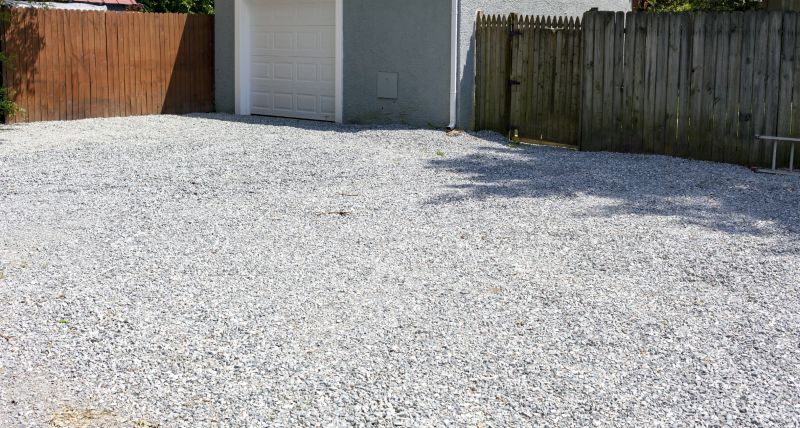 Decorative Rock Driveway