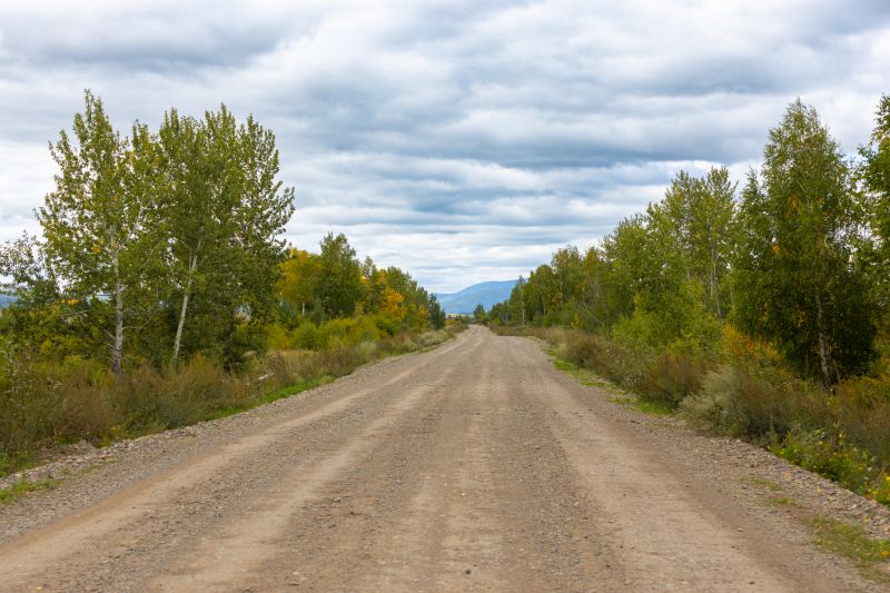 Autumn Rock Driveway